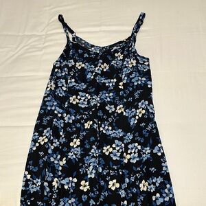 Torrid Black and Blue Floral Dress